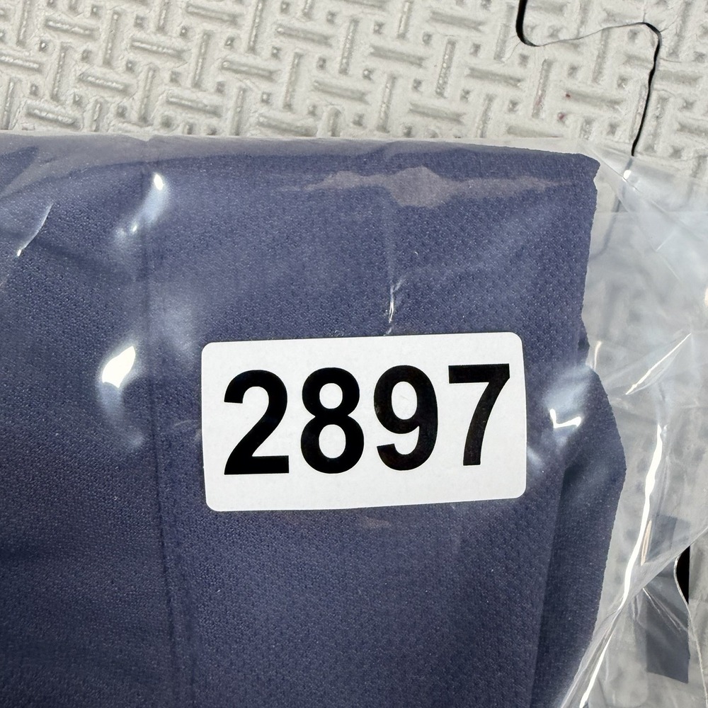 State & Liberty Polo Mesh Shirt Mens 2XL Blue Performance Golf Athletic FLAW - Picture 12 of 12